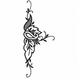 Flowers And Tree Embroidery Design 12